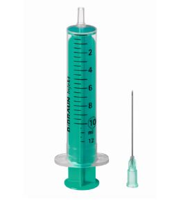 Шприц Injekt® Luer Duo (Інжект Луер Дуо) 10 мл, 21G х 1 1/2" дюйма (0,8 мм x 40 мм)